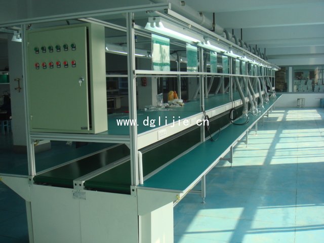 长台装配皮带流水线