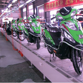 电动摩托车组装输送线