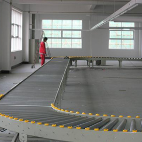 转弯滚筒输送线