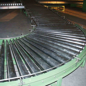 90度滚筒转弯机